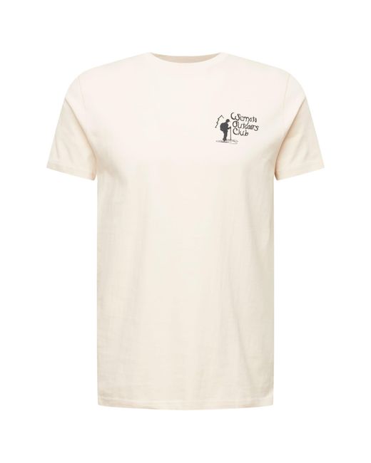 Wemoto Wally Printed Tee Herren T-Shirt Tshirt Smiley Emoji Weiß NEU 151.132-200 