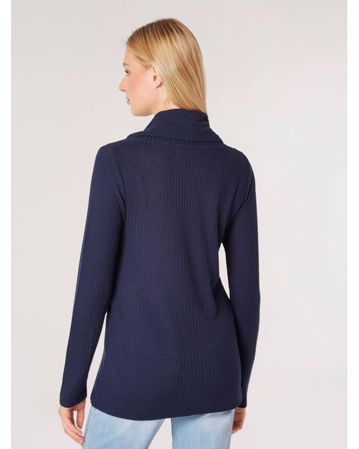 Apricot Blue Pullover