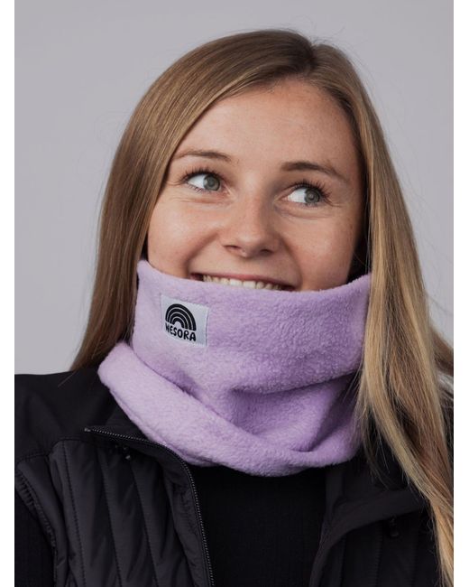 WESORA GmbH Purple Schlauchschal Fleece Neckwarmer