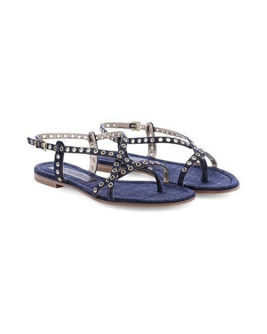 Kennel & Schmenger Blue Riemensandale 'Elle'