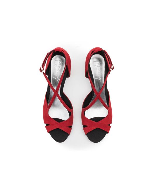 Dancing Queen Red Pumps Grace Harmony Wildleder Tanzschuhe Damen Mit Absatz