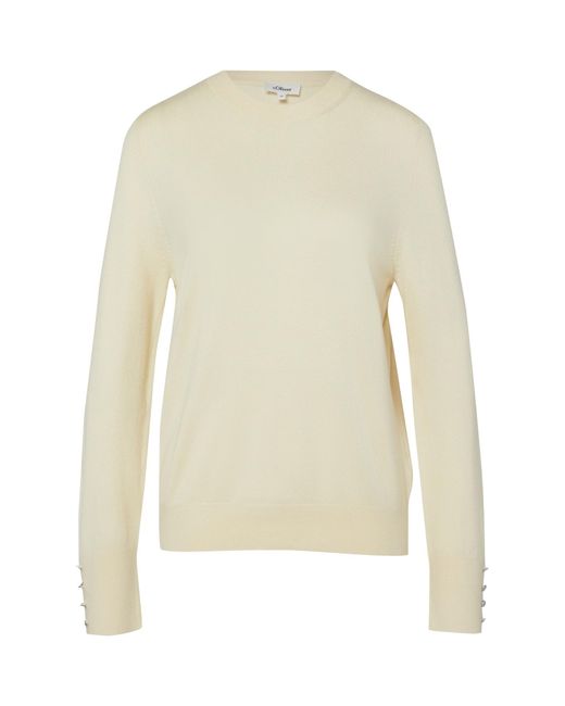 S.oliver White Pullover