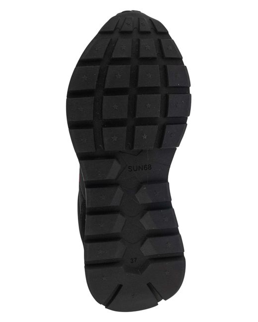 Sun 68 Black Sneaker Low Ally Solid