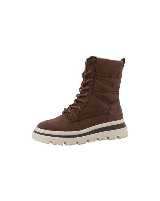 Tom Tailor Brown Schnürstiefelette