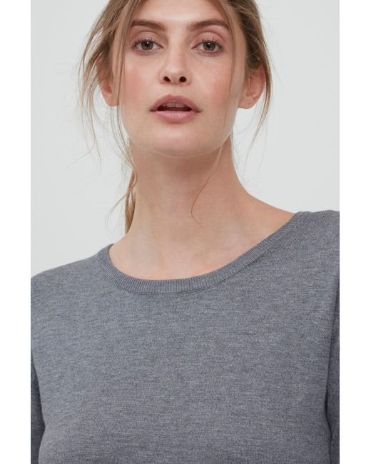 Oxmo Gray Pullover Edda