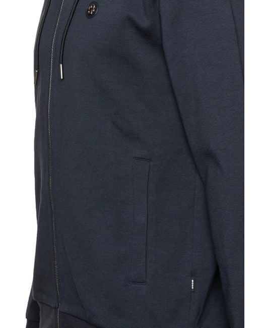 Boss Sweatjacke in Blue für Herren