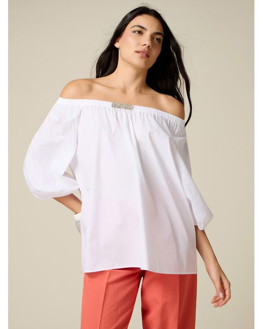 Oltre White Bluse