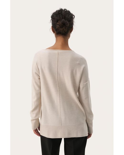 Part Two White Pullover Nourapw