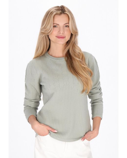Usha White Pullover