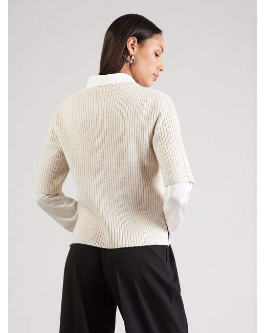 Object White Pullover Objelva