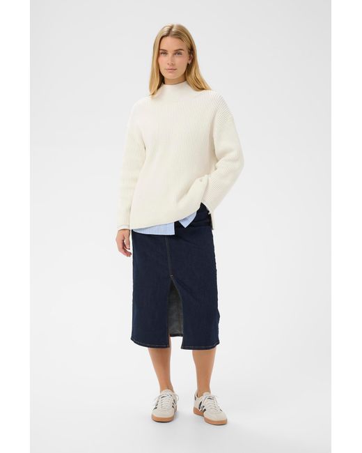 Part Two White Pullover Pwziya