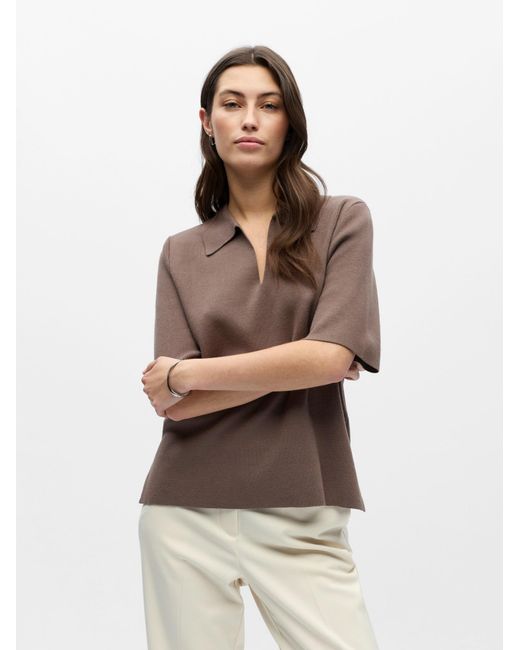 Object Brown Pullover Objreynard