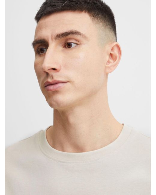 Solid T-Shirt Cadel in White für Herren