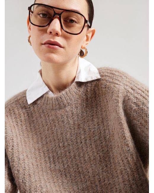 Pieces Natural Pullover Pccleo
