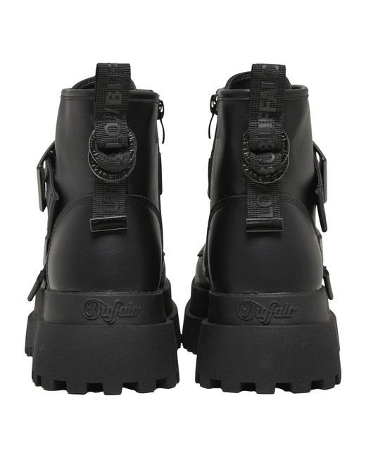 Buffalo Black Boots Pluto