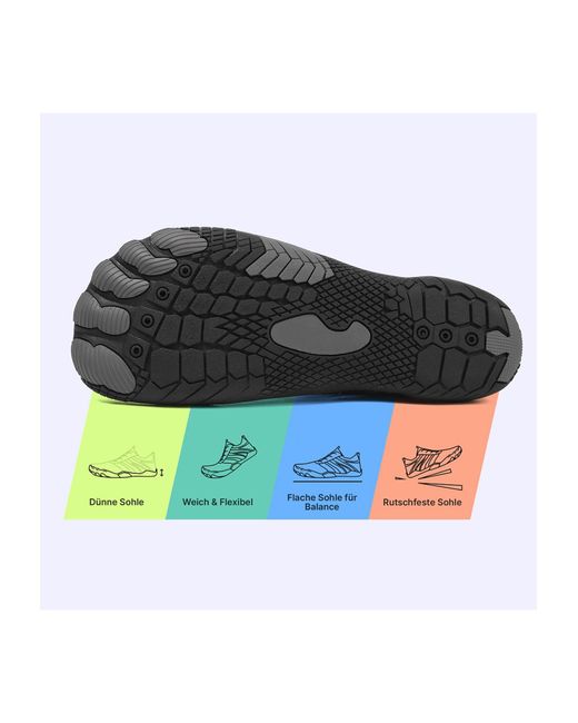 DOTALES Black Sneaker Low