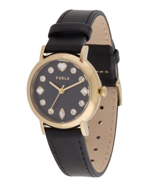 Furla Black Analoguhr Easy Shape