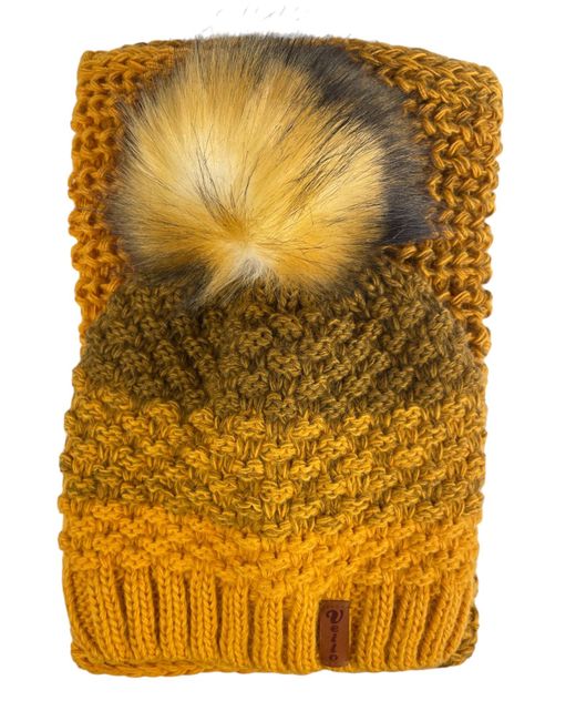Kumixi Yellow Mütze Set: Mütze & Loop Schal