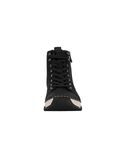 Rieker Black Schnürstiefelette