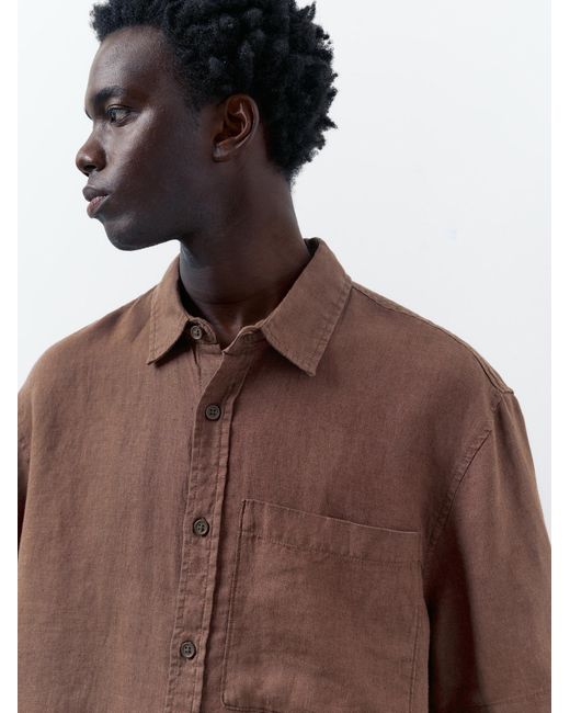 Pull&Bear Hemd in Brown für Herren