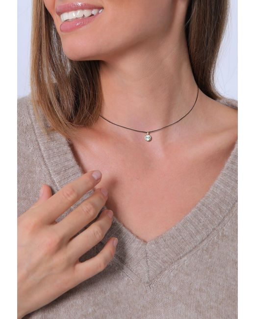 Elli Jewelry Metallic Choker Kristall