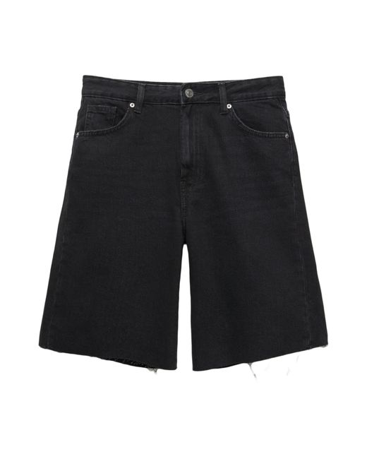Pull&Bear Black Shorts
