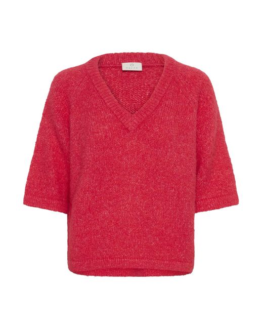 Kaffe Red Pullover Emilie