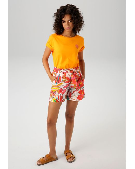 Aniston CASUAL Red Short