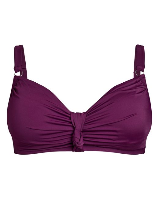 Swim By Zizzi Purple Bikinitop 'Serena'