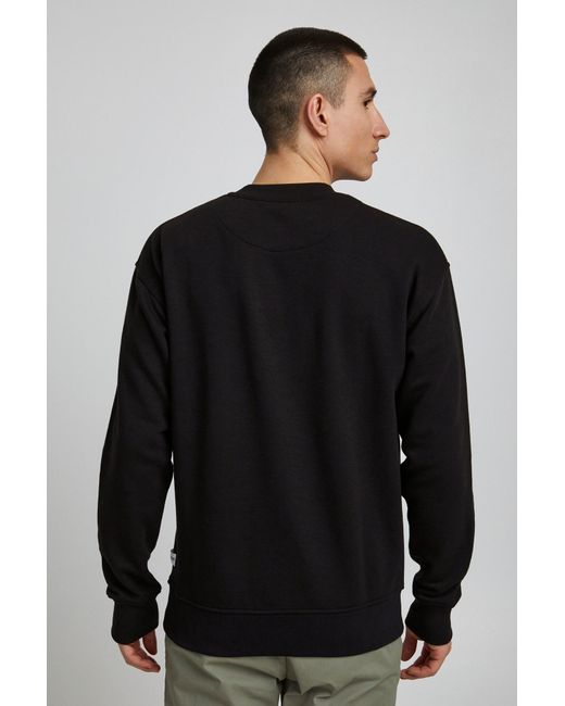 Solid Sweatshirt Rubio in Black für Herren