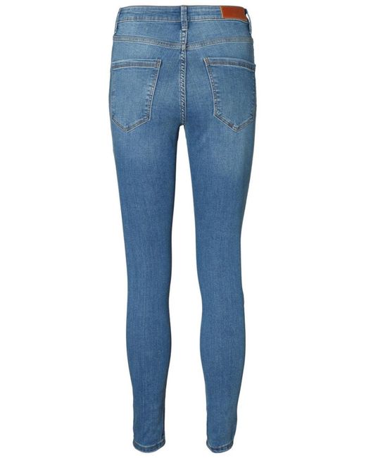 Vero Moda Blue Vmsophia high waist skinny fit jeans