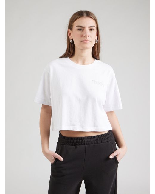 Volcom White T-Shirt 'Drumstone'