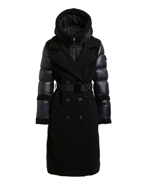 Khujo Black Wintermantel Kalmia