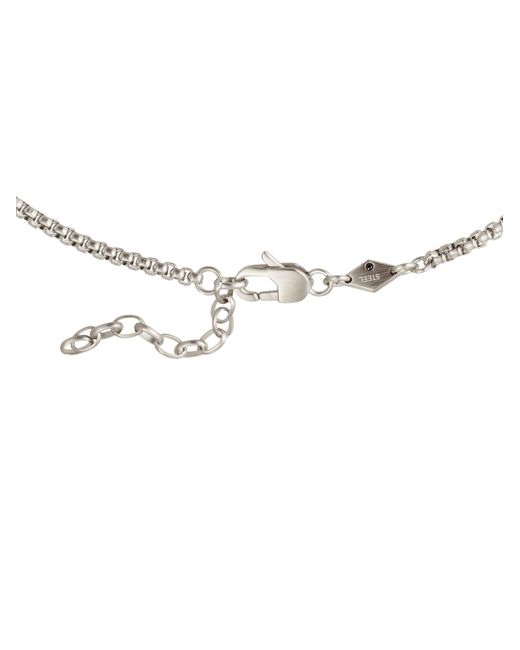 Fossil White Kette