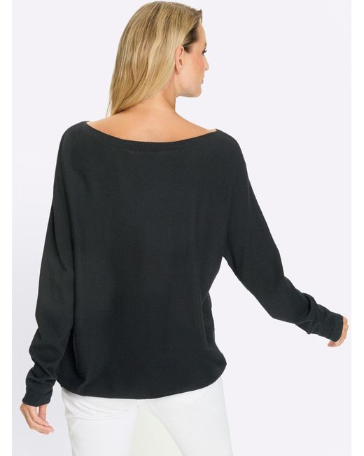 heine Black Pullover
