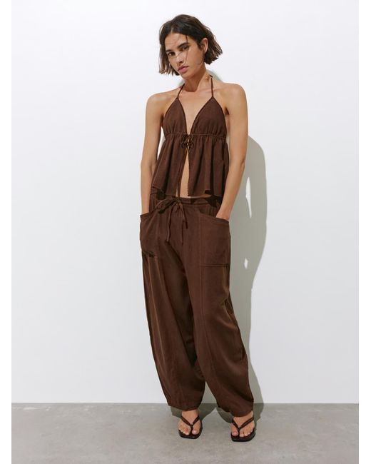 Pull&Bear Brown Hose