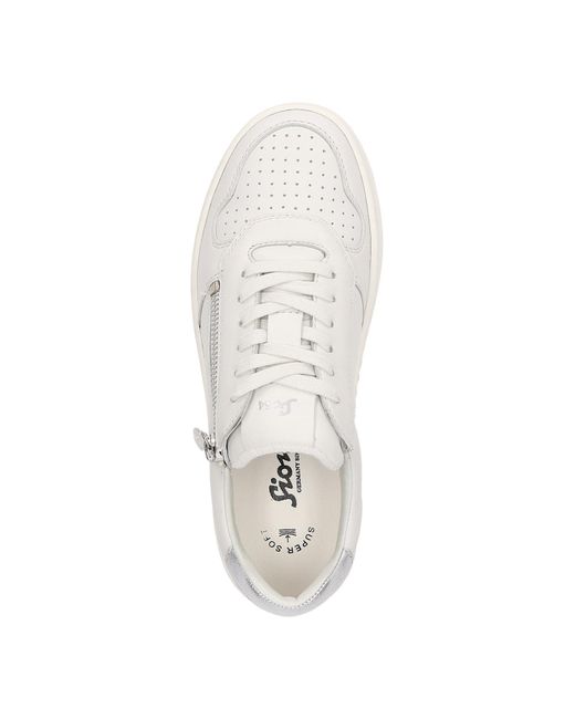 Sioux White Sneaker Tedroso