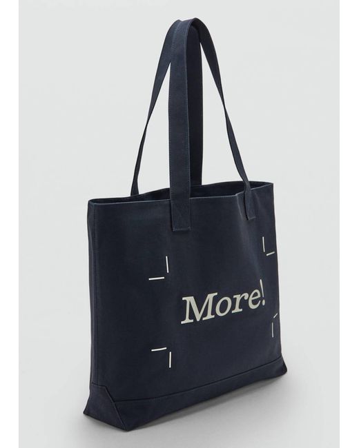 Mango Tasche in Blue für Herren