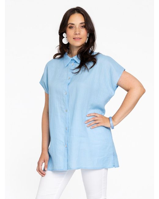 Yoek Blue Bluse