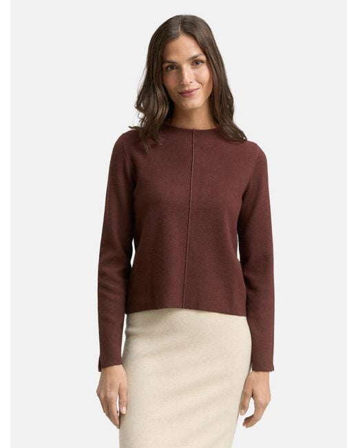 Tom Tailor Brown Pullover