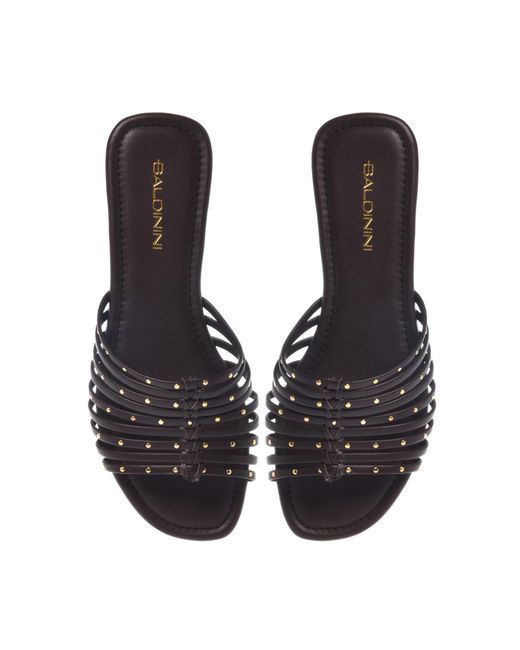 Baldinini Brown Pantolette