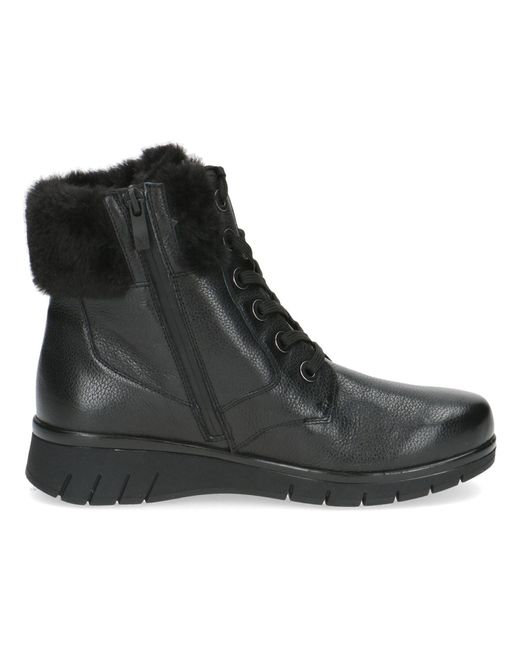 Caprice Black Schnürstiefelette