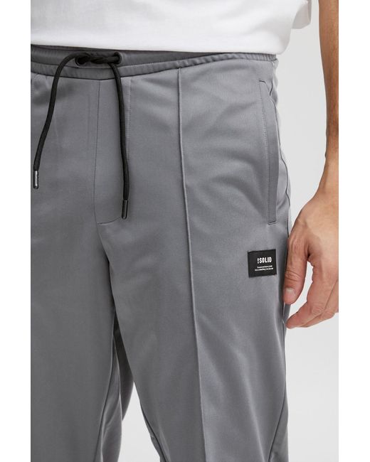 Solid Sweathose 'izayah' in Gray für Herren