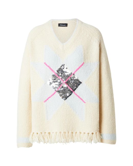 Grace White Pullover Snow