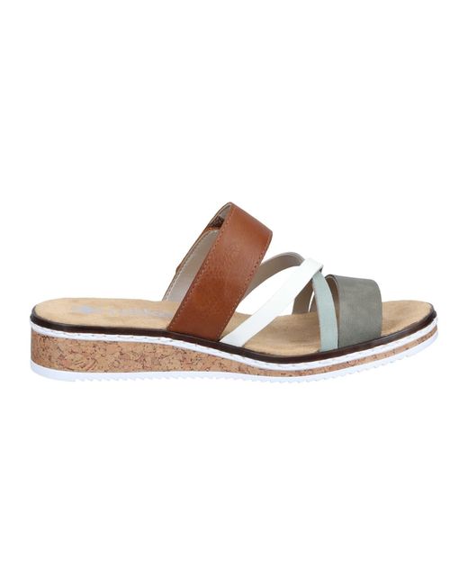 Rieker White Pantolette Basic