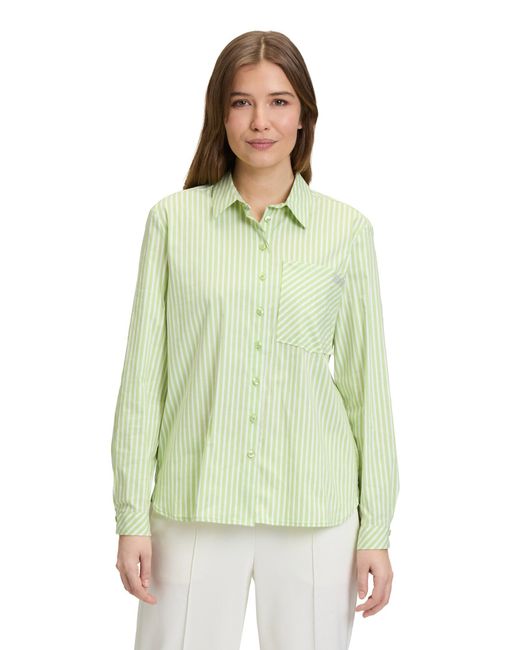 Betty Barclay Green Hemdbluse Mit Kragen