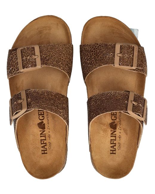 Haflinger Brown Pantolette
