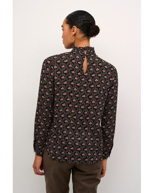 Kaffe Black Bluse Ka Amber