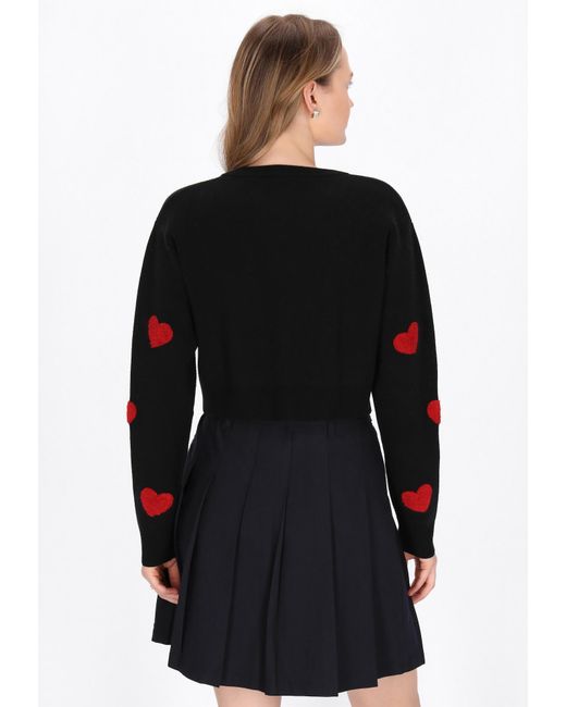 myMo Black Strickjacke