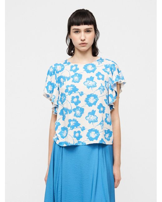 Vila Blue Bluse Viperry